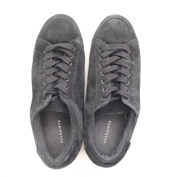 All Saints Trish Low Top Women's Size EU 39 US 8 Platform Suede Leather Sneaker - Picture 9 of 9